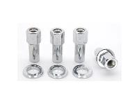 Chrome Mag Shank Lug Nuts 12mm x 1.50 RH Open End