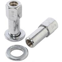 Chrome Mag Shank Lug Nuts 7/16" x 20 RH Open End