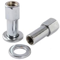 601-1426 Chrome Mag Shank Lug Nuts, 1/2" x 20 RH Open End