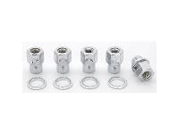 Chrome Mag Shank Lug Nuts 7/16" x 20 RH Open End