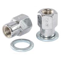 Chrome Mag Shank Lug Nuts 1/2" x 20 RH Open End