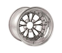 P613B-94 B Vitesse RT Wheel Center Section, Black Anodized Center, Bolt Pattern: 5 x 4.75"