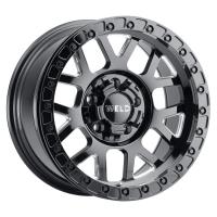 W902  Cinch Beadlock Wheel Size: 17 X 10" Bolt Pattern: 5x127 [Gloss Black Milled/Black Ring]