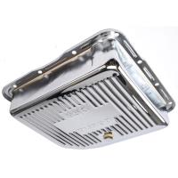 CHROME GM TURBO 350 TRANSMISSION PAN (FINNED)