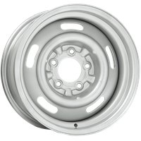 Corvette Rallye Steel Wheel, 15" x 7", 5 x 4.50" Bolt Pattern for GM Muscle Cars [Silver]