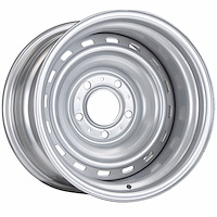 O.E. Pickup Rallye Steel Wheel, 15" x 10", 5 x 5.00" Bolt Pattern for 1971-1981 GM Trucks [Silver]