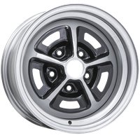 SS 396 Steel Wheel, 14" x 7", 5 x 4.75" Bolt Pattern for GM Muscle Cars [Silver]