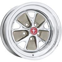 55-Series Steel Rallye Wheel Size: 15" x 7"
