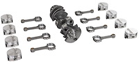 1-92300BIE Chevy 350 Series 9000 Cast Street Performance 355 ci. Rotating Assembly [1-Piece Rear Seal]