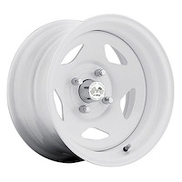 PAINTED STAR FWD DRIFTER WHITE 15 x 8 4 x 100 Bolt Circle 5 Back Spacing +16 offset 266 Center Bore 1400 lbs Load Rating