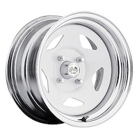 White/Chrome Drifter Star (Series 021) Size: 15" x 8"
