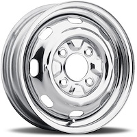 Chrome 130 Series VW OEM Steel Wheels Size: 15" x 6"