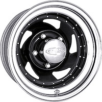 Black Blade Wheel (Series 24) Size: 14" x 7"