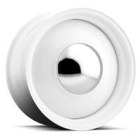 SMOOTHIE 512 Series Size: 17 x 8", Bolt Pattern: 4.5/4.75  [Gloss White]