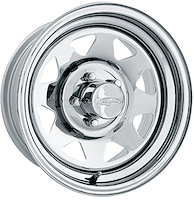 Chrome 8 Spoke Wheel (Series 75) Size: 15" x 10"