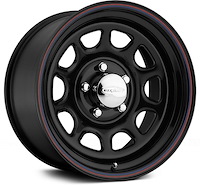 Black Daytona Wheel (Series 84) Size: 15" x 7"