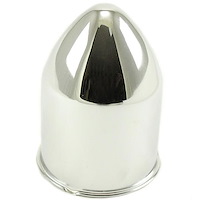 Push Thru Bullet Center Cap Fits: Rat Rod and Skull Wheels w/3.300" Bore
