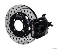 Combination Parking Brake Caliper Rear Brake Kit 2012-2015 Fiat 500