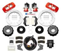 Brake Conversion Kit for 1964-1974 Multiple Make Models [Spec-37 Iron, Red Powder Coat]