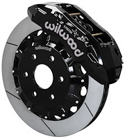 TX6R Big Brake Front Brake Kit Fits Select Ram 1500 Trucks w/6 Lug Wheels 2WD/4WD [Black]
