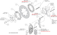 140-17597 UTV6 Rear Brake Kit (Race)
