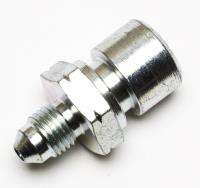 Brake Line Adapter Fitting [-3 AN to M10 x 1.5 Inverted Flare] Straight