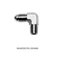 Caliper Inlet Adapter Fitting -4AN Male to 1/8''-27 INPT Male