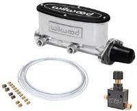 Aluminum Master Cylinder Kit Tandem Chamber