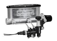 Aluminum Tandem Master Cylinder Kit [Ball Burnished (Polished) Finish]