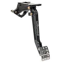 Swing or Floor Mount Tandem Master Cylinder Brake Pedal, Adjustable 6.25-7:1 Ratio