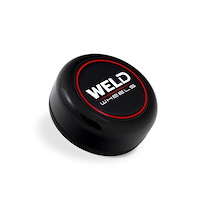 10S1013GBGBC 3 in. Aluminum O-Ring Cap, 0.86 in. Tall, Gloss Black/Gloss Black Lens/CHR Logo