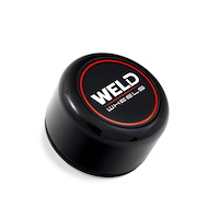 10S1014GBGBC 3 in. Aluminum O-Ring Cap, 1.63 in. Tall, Gloss Black/Gloss Black Lens/CHR Logo