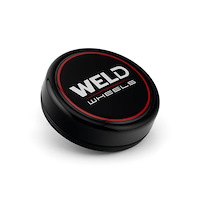 10S1P11GBGBC 3 in. Plastic O-Ring Cap, 0.47 in. Tall, Gloss Black/Gloss Black Lens/CHR Logo