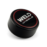 10S1P13GBGBC 3 in. Plastic O-Ring Cap, 0.86 in. Tall, Gloss Black/Gloss Black Lens/CHR Logo