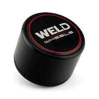 10S1P14GBGBC 3 in. Plastic O-Ring Cap, 1.63 in. Tall, Gloss Black/Gloss Black Lens/CHR Logo
