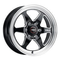 S15679581P35 Ventura 6 Drag Series Wheel [Size: 17"x9.5"] Gloss Black Milled Finish