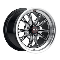S157B0063P45 Belmont Drag Series Wheel [Size: 15"x10"] Gloss Black Milled Finish