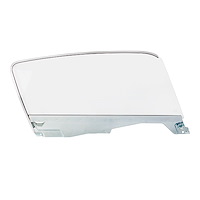 R/H Complete Door Glass Assembly for 1965-1966 Ford Mustang Fastback - Clear