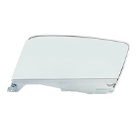 L/H Complete Door Glass Assembly for 1965-1966 Ford Mustang Fastback - Tinted