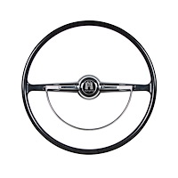 110716 15-3/4 in. steering wheel for 1962-1971 Volkswagen Beetle/Karmann Ghia/Type 3 - Black