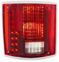 Sequential LED Tail Light with Trim for 1973-1987 Chevy/GMC Truck - Driver Side