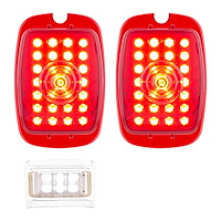 111121 27 LED Tail Light With 6 LED LP Light Set For Chevy Passenger Car (1937-1938) & Truck (1940-1953) (Pair)
