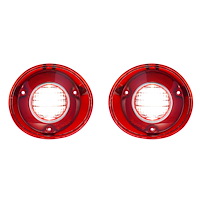 111127 34 White LED Backup Tail Light Fits 1972 Chevy Chevelle SS, Malibu Models