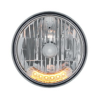 7 ROUND CRYSTAL HALOGEN H
