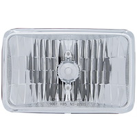 Crystal Rectangle Headlight 4" x 6"