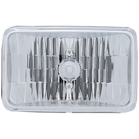 Crystal Rectangle Headlight 4" x 6"