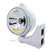 CHROME GUIDE HEADLIGHT W/