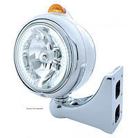 CHROME GUIDE HEADLIGHT W/