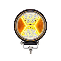 36454 4.5 in. 24 High Power LED Work Light With in.X in. Amber Light Guide