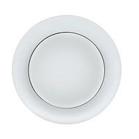 88306 Chrome Billet Style Aluminum Horn Button